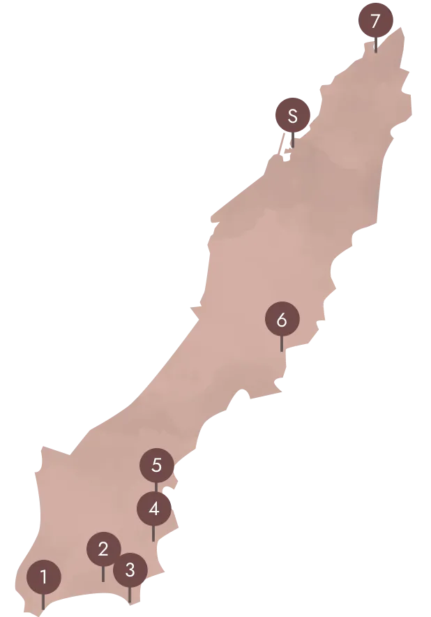 種子島南部マップ